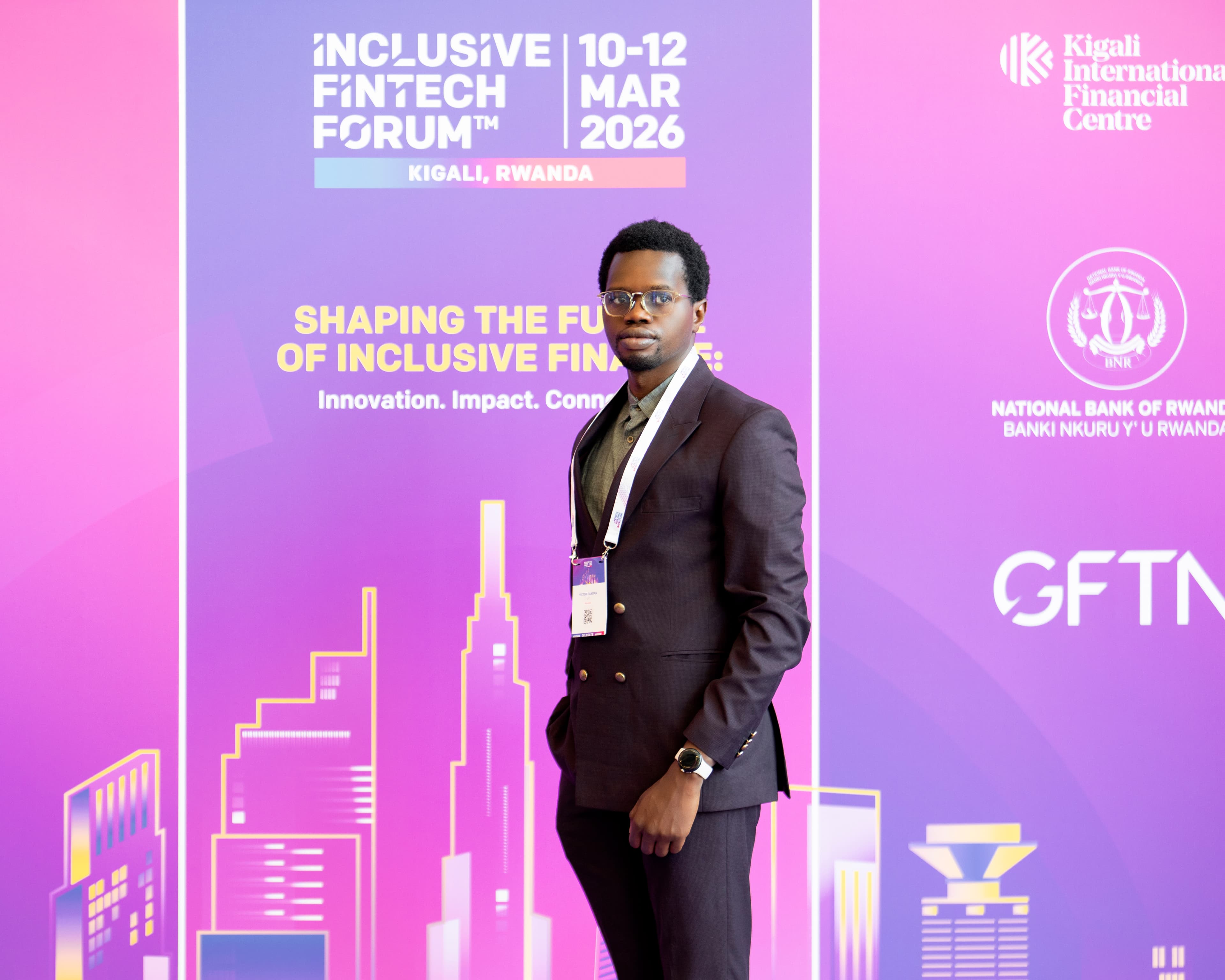 Victor Daniyan — Group photo at tech event